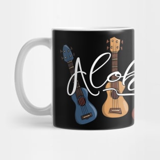 Aloha Hawaiian Ukulele Collection Hawaii Uke Mug